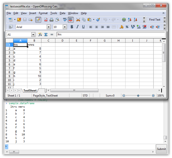 Write data (frame) to Excel file using R package xlsx | R-bloggers